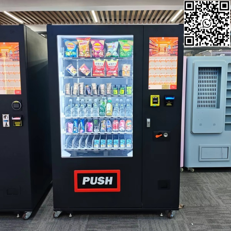Food Snacks Options - Maßgefertigter Frischlebensmittel- und Snackautomat mit Großer