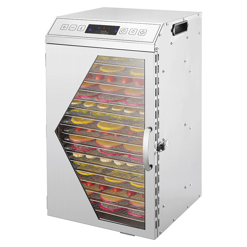 Food Energy Snacks - 18-stufiger Kommerzieller Lebensmittel-Dehydrator Hochleistungs-Trockner für Fleisch,