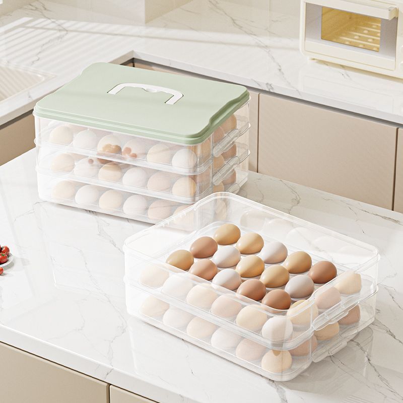 Food & Snacks Pdf - Eier-Aufbewahrungsbox für den Kühlschrank, lebensmittelecht, Frischhaltebox,