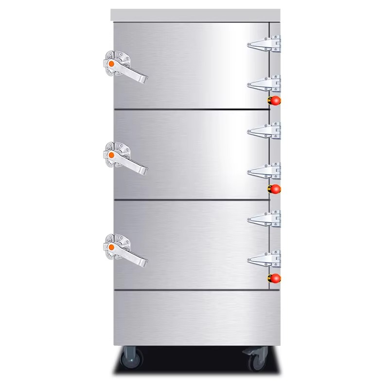 Food & Snacks Pdf - Gewerblicher Elektrischer Gas-Dampfgarer aus Edelstahl für