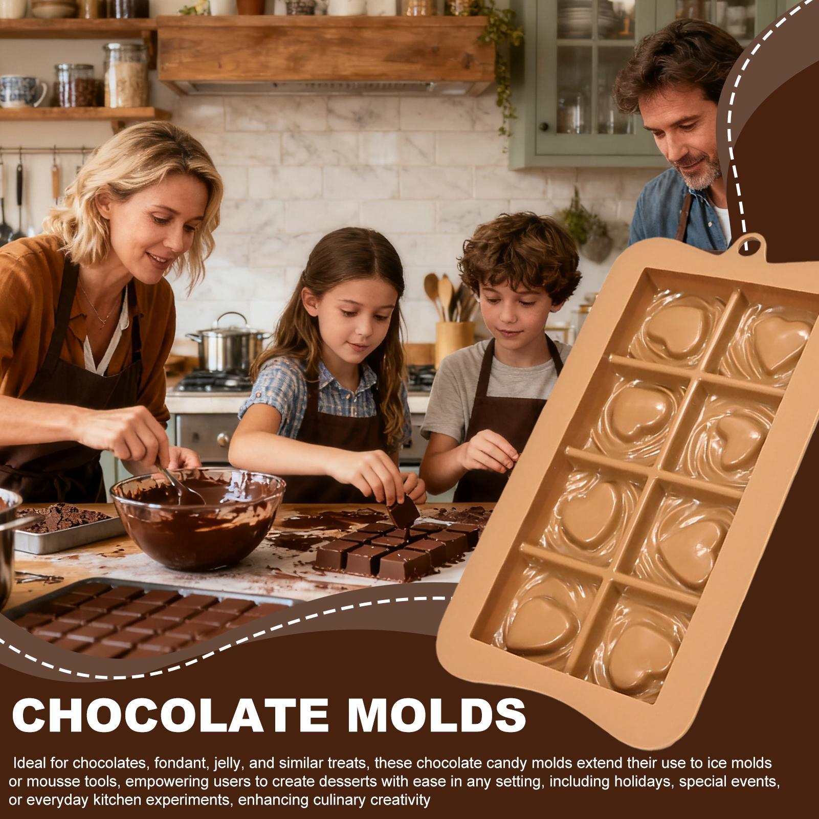 Food Energy Snacks - Candy-Bar-Formen, lebensmittelecht, flexibel, leicht zu entformen,