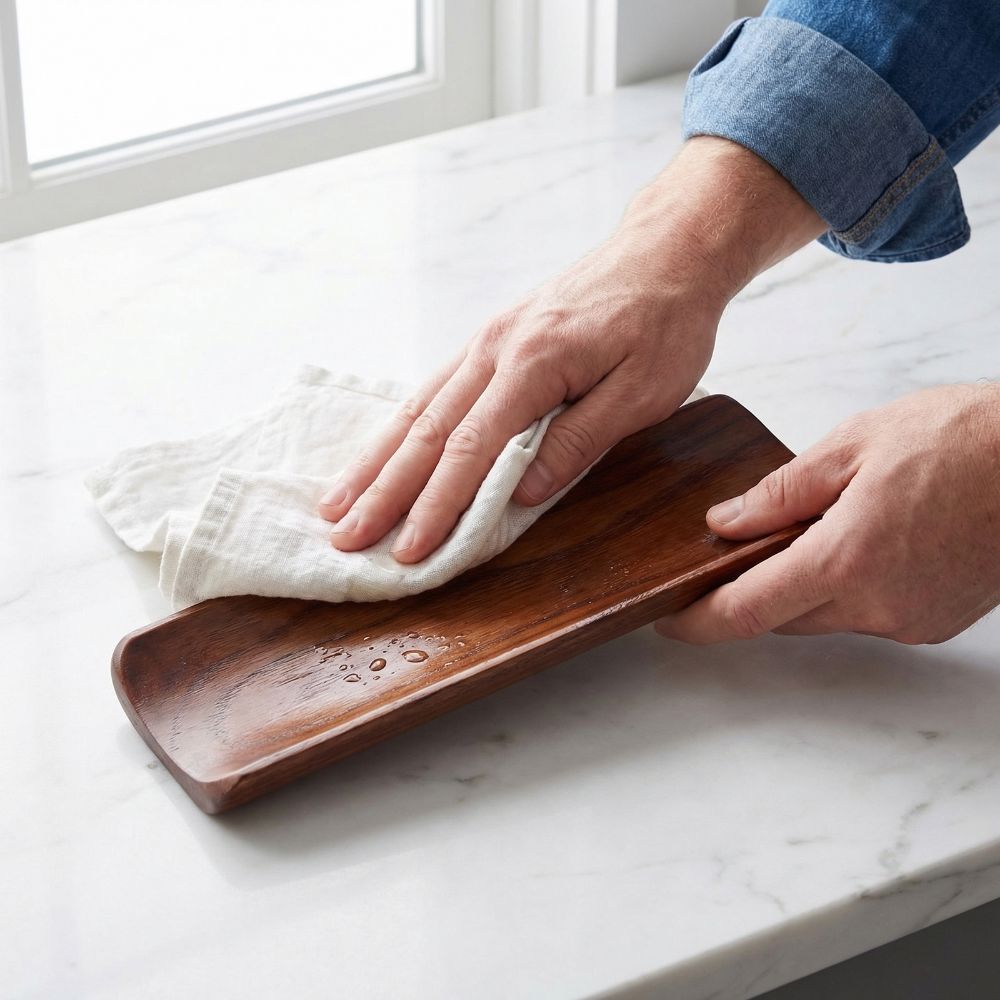 Food Platter Snacks - 2 Stück Servierplatten aus Holz, Sushi-Teller