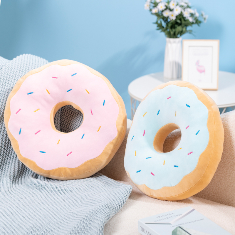 Soft Food Snacks Kids - Candy Farben Donut Plüsch Kissen Boden