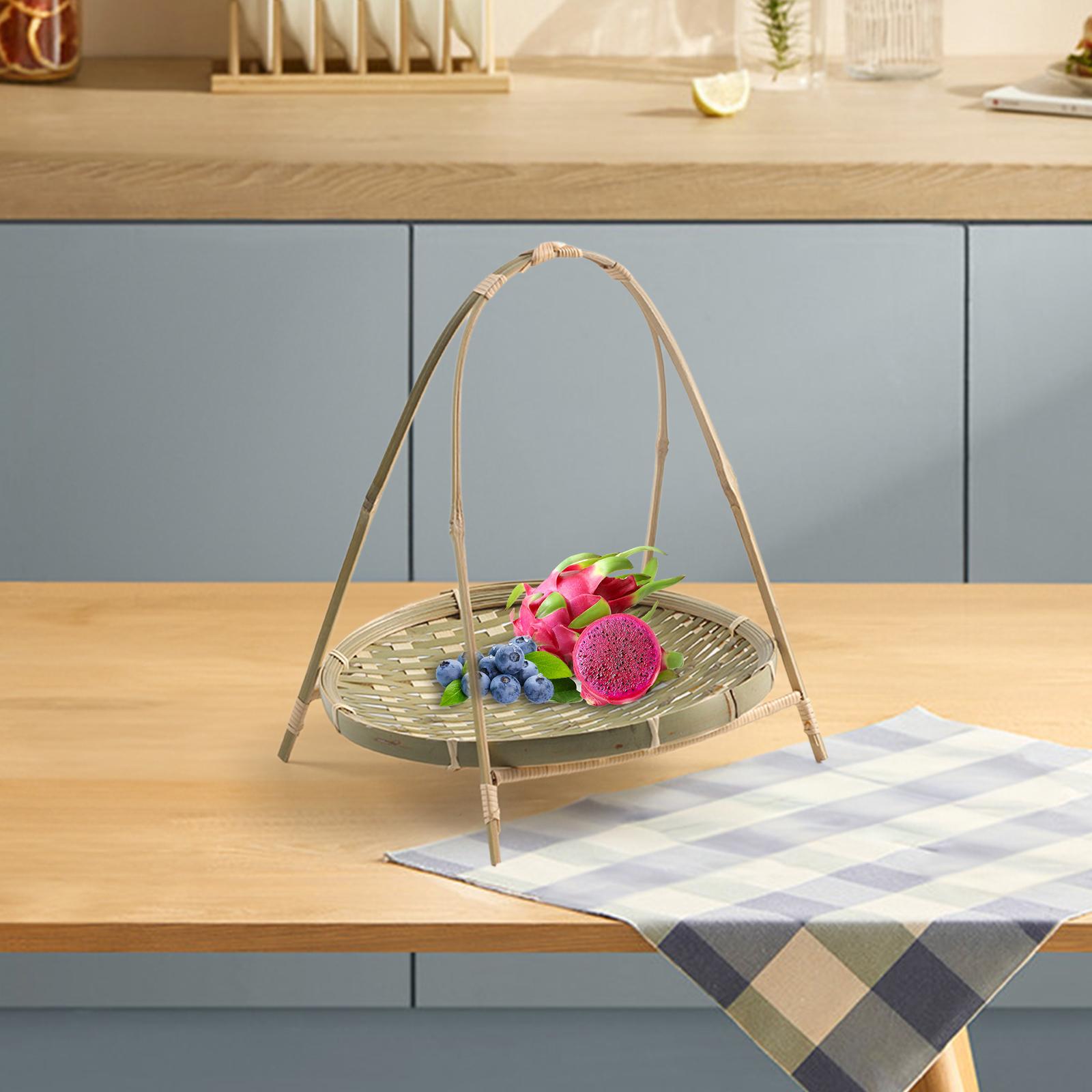 Snacks Food Gift Baskets - Obstkorb-Tablett, Dekorative Obstschale, Tee- und Snack-Tablett,