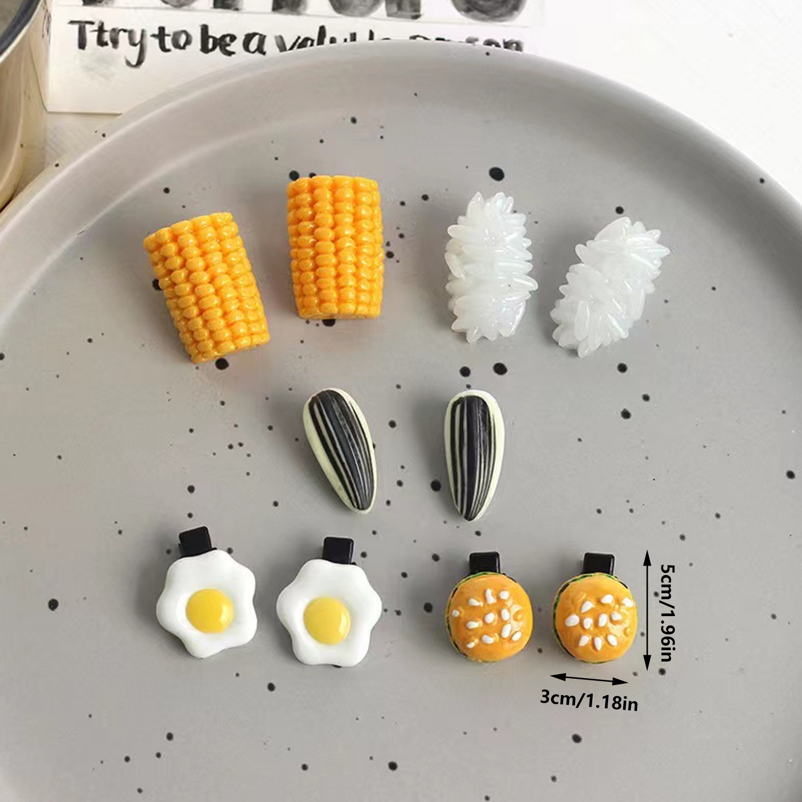 Mini-Lebensmittel-Haarspangen- – Food Or Snacks Bewertung und Preis