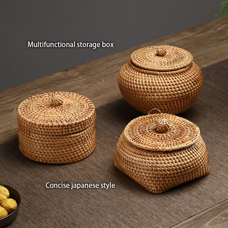 Handgewebte Rattan-Aufbewahrun – Food Snacks In Japan Bewertung und Preis
