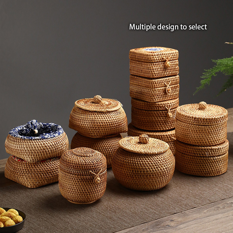 Handgewebte Rattan-Aufbewahrun – Food Snacks In Japan Bewertung und Preis