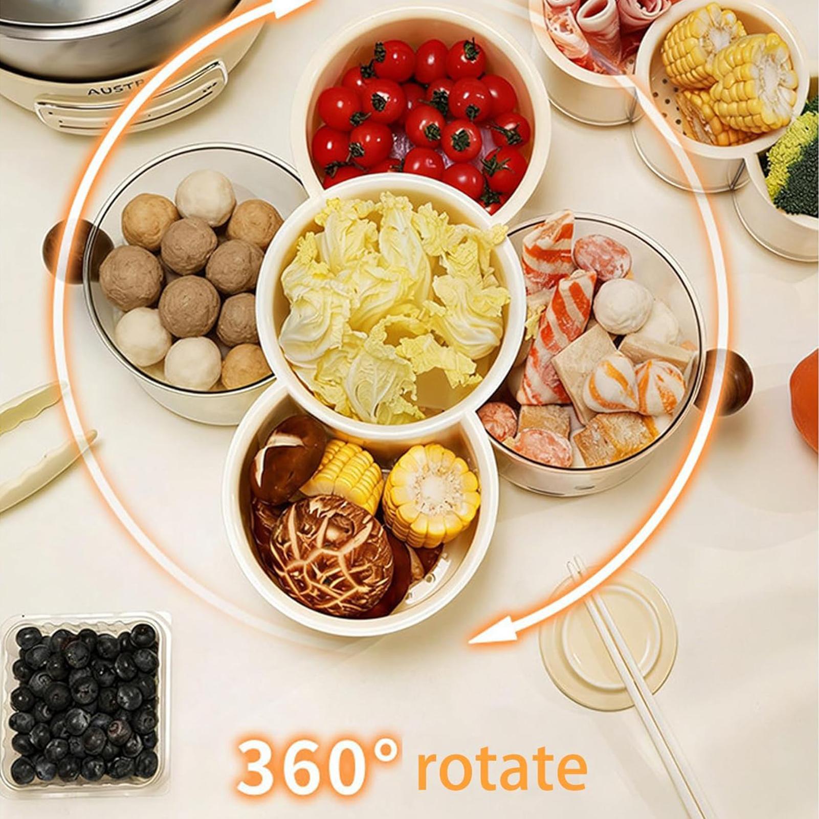 Stapelbare, um 360° drehbare F – Food Snacks In India Bewertung und Preis