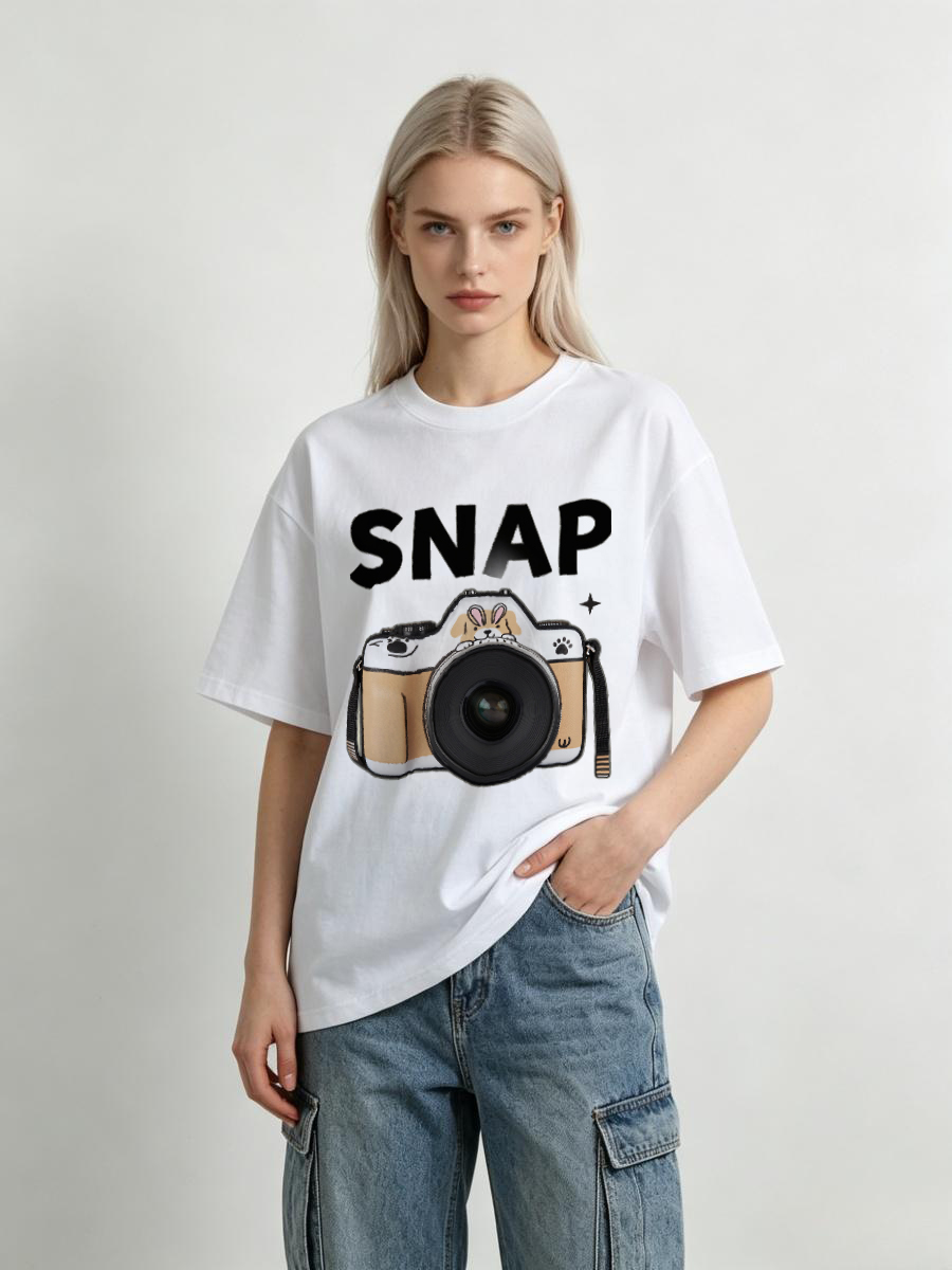 T-Shirts aus Baumwolle mit Sna – Food Energy Snacks Bewertung und Preis