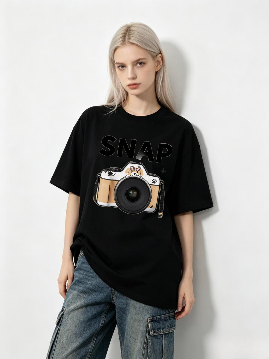 T-Shirts aus Baumwolle mit Sna – Food Energy Snacks Bewertung und Preis