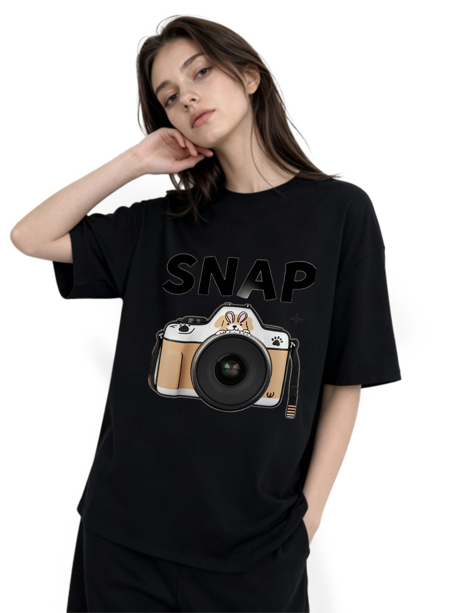T-Shirts aus Baumwolle mit Sna – Food Energy Snacks Bewertung und Preis
