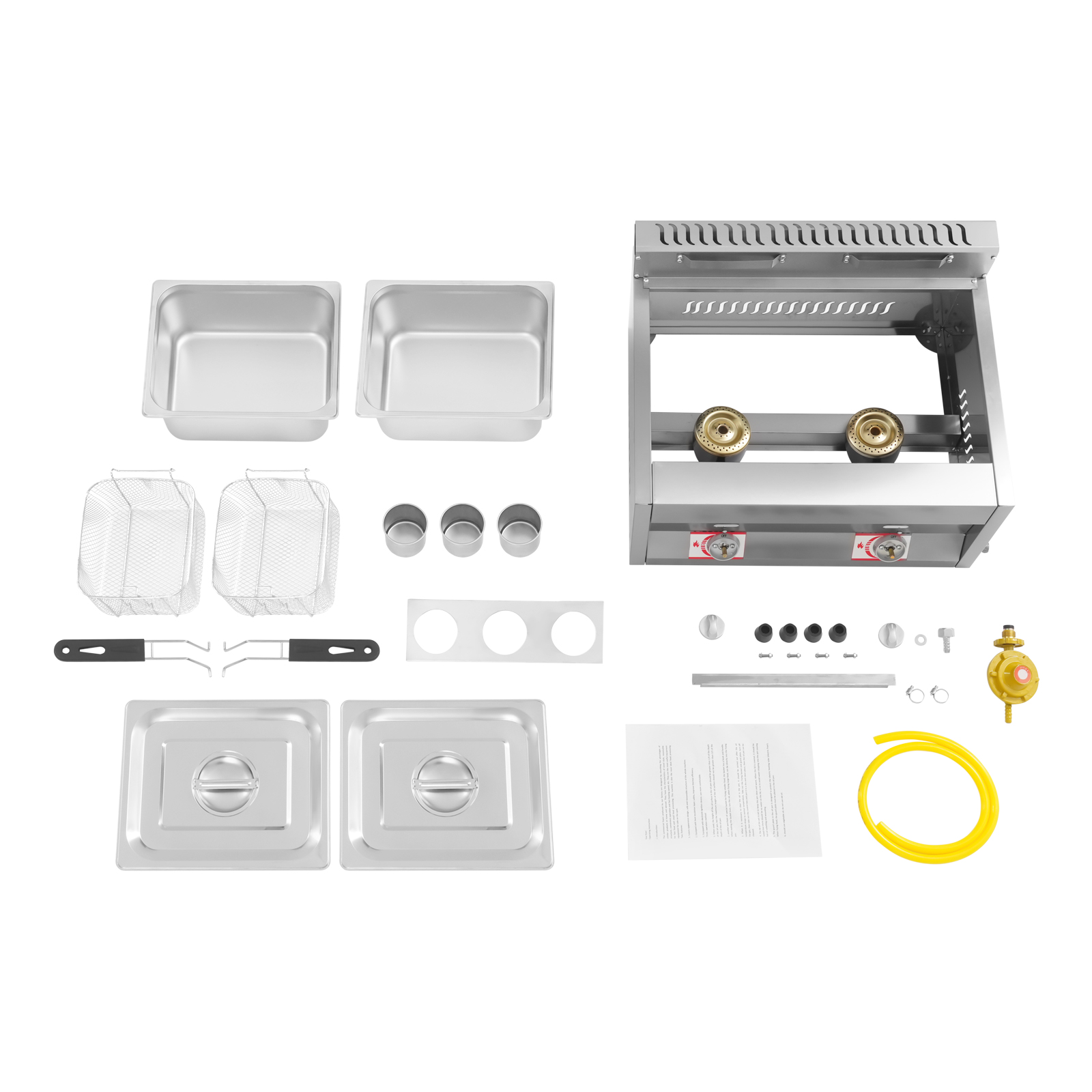 6Lx2 Doppel-Tank Gas-Fritteuse – Food Energy Snacks Bewertung und Preis