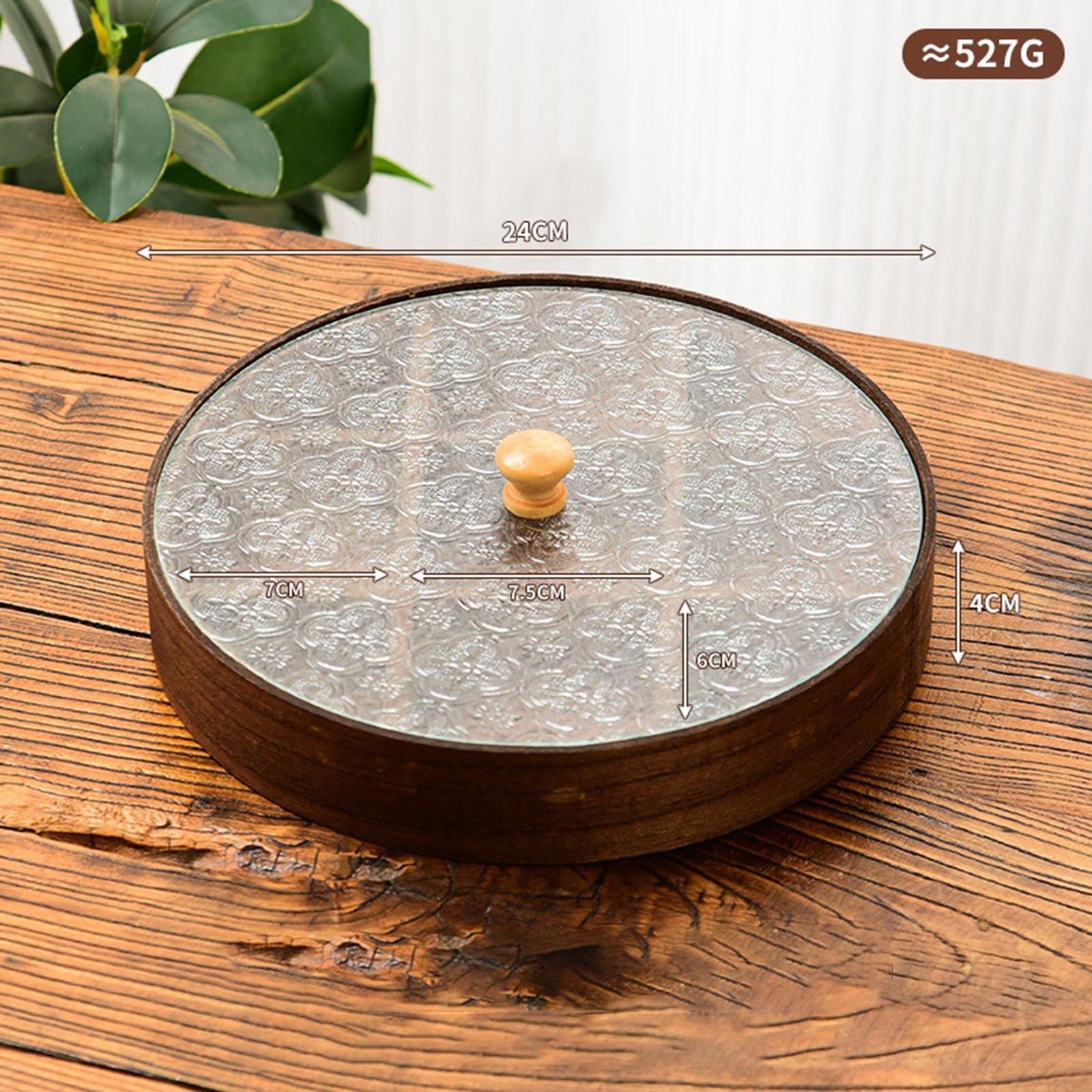 Holz-Glas-Servierschale mit De – Food Platter Snacks Bewertung und Preis