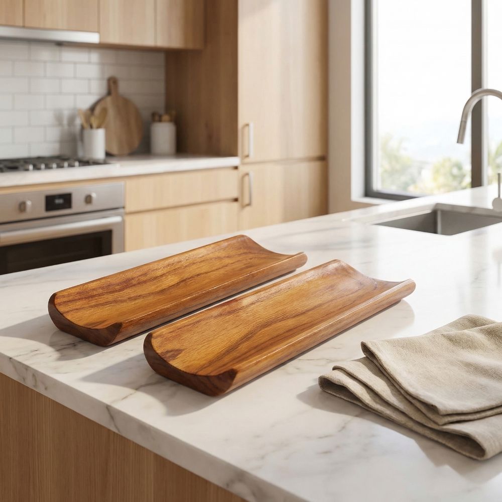 2 Stück Servierplatten aus Hol – Food Platter Snacks Bewertung und Preis