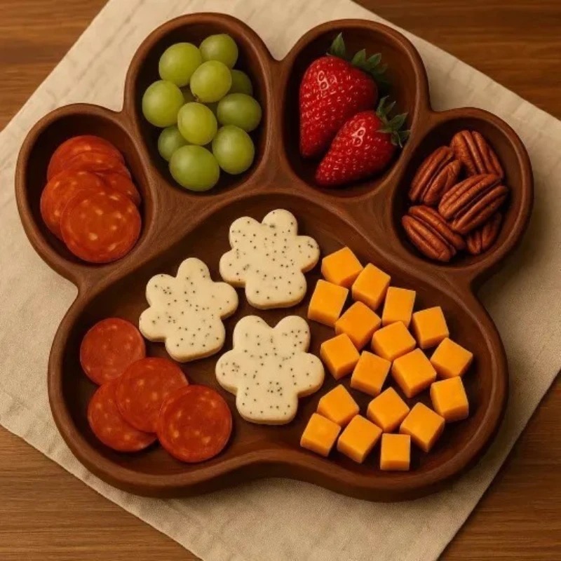 Oktopus-Serviertablett aus Hol – Food Platter Snacks Bewertung und Preis