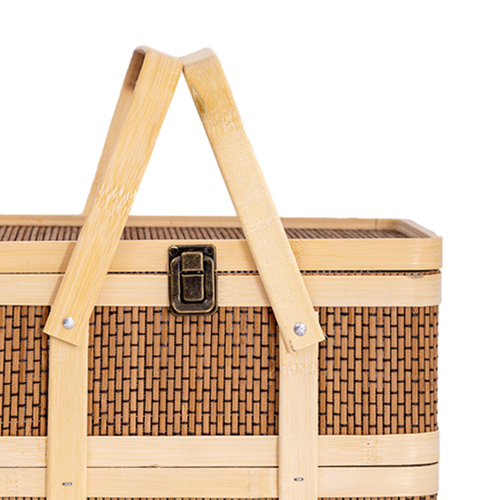 Geflochtener Picknickkorb, Leb – Snacks Food Gift Baskets Bewertung und Preis