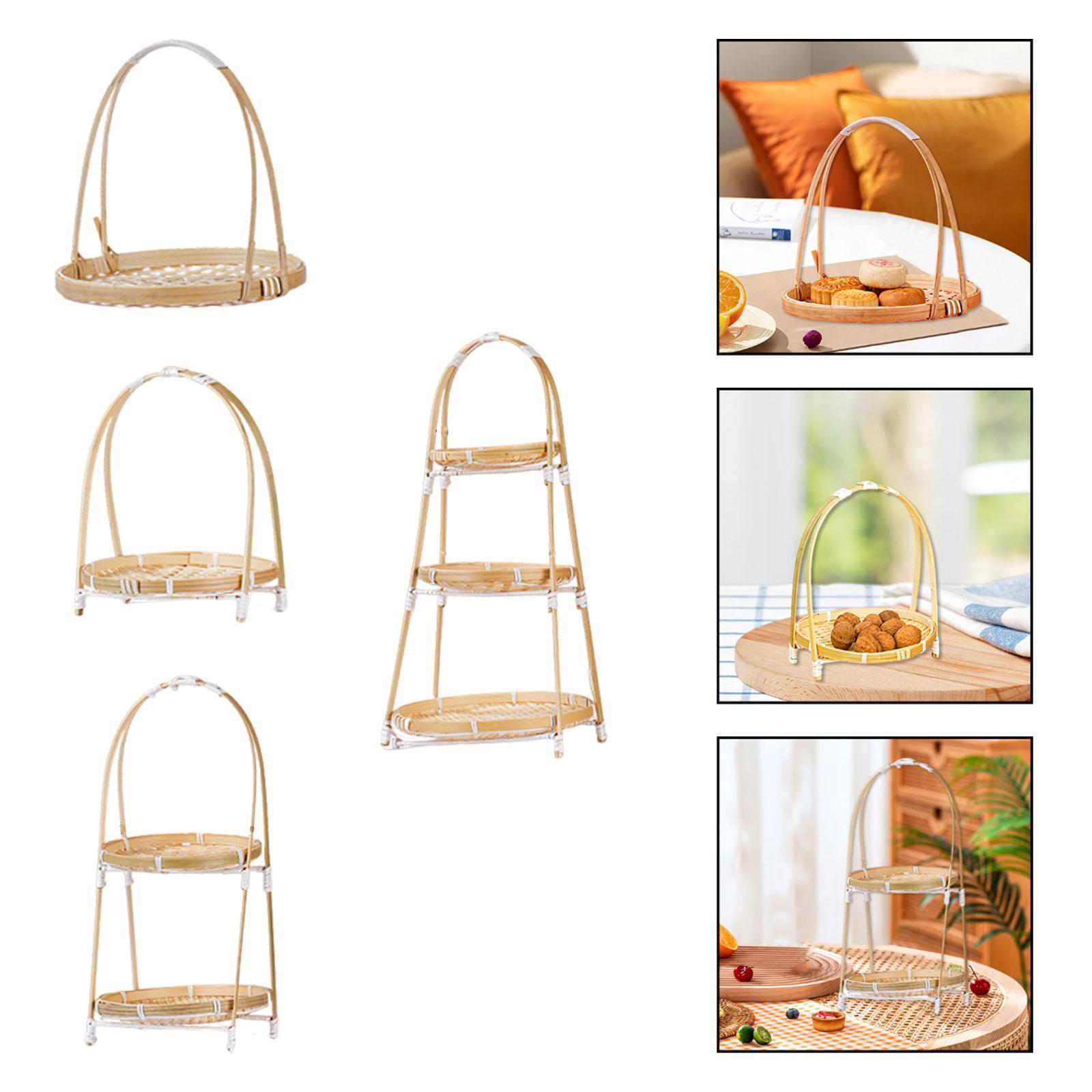 Bambus-Geflochtener Snack-Orga – Snacks Food Gift Baskets Bewertung und Preis
