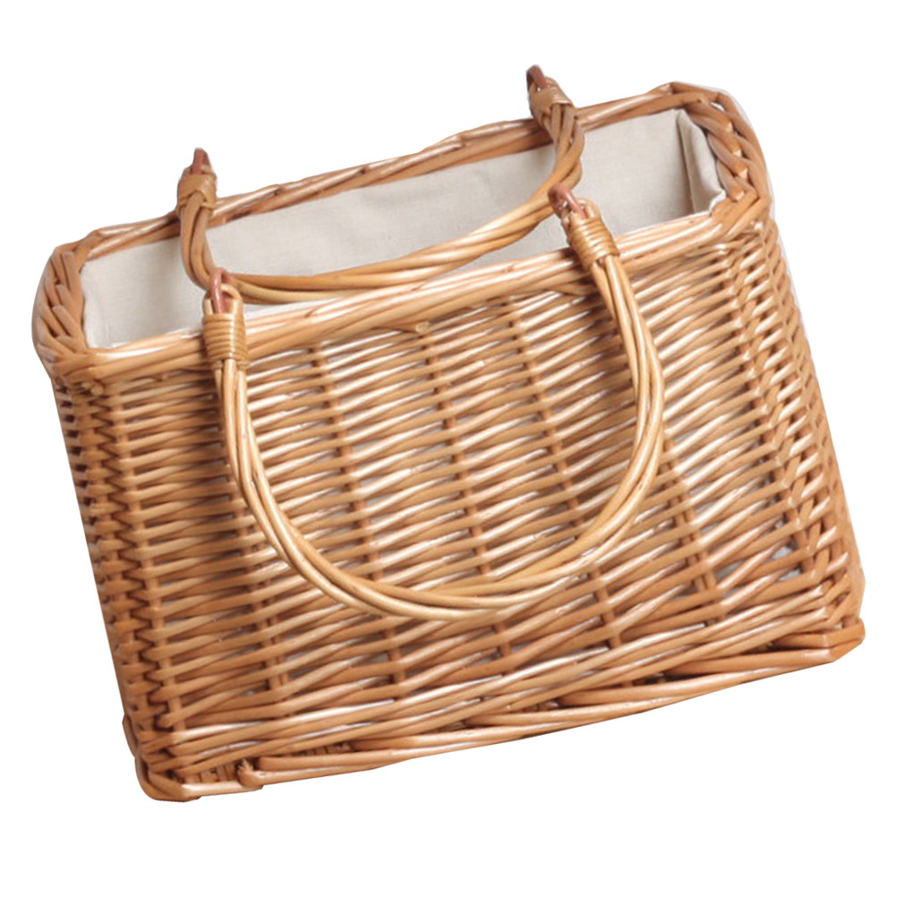 1 Stück Weidenkorb, tragbarer  – Snacks Food Gift Baskets Bewertung und Preis