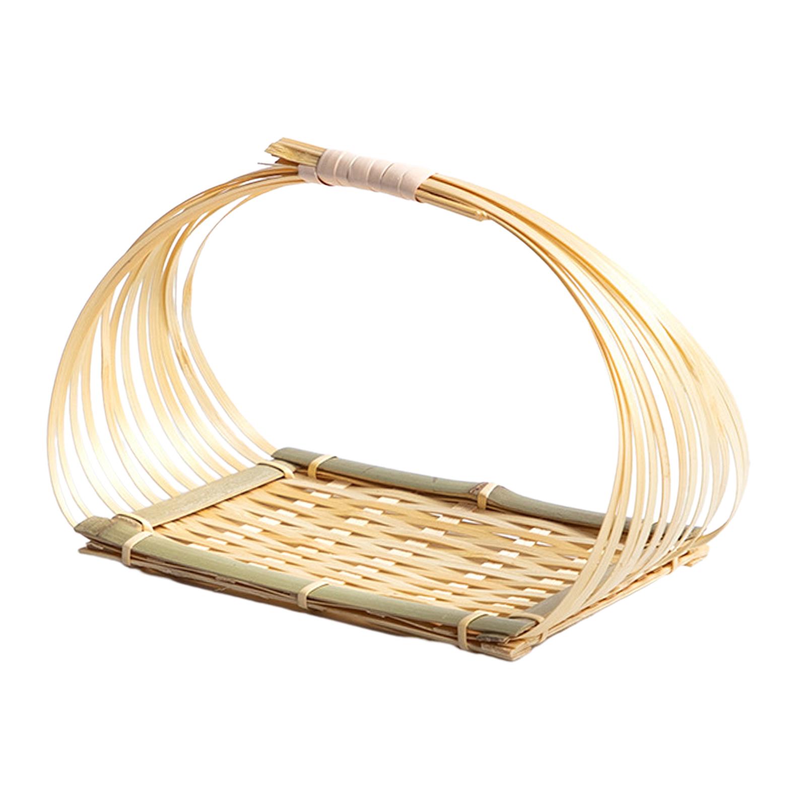 Handgewebter Bambus-Dessertkor – Snacks Food Gift Baskets Bewertung und Preis